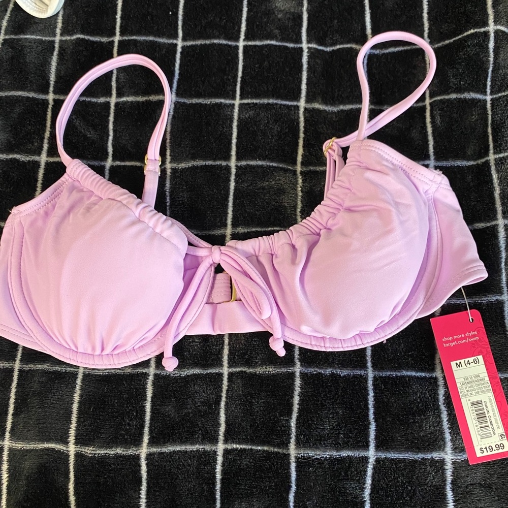 target shirred underwire bikini top